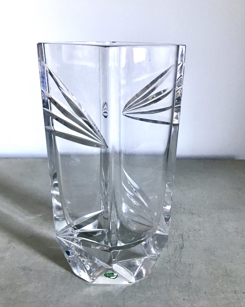Crystal vase, Orrefors A-555
