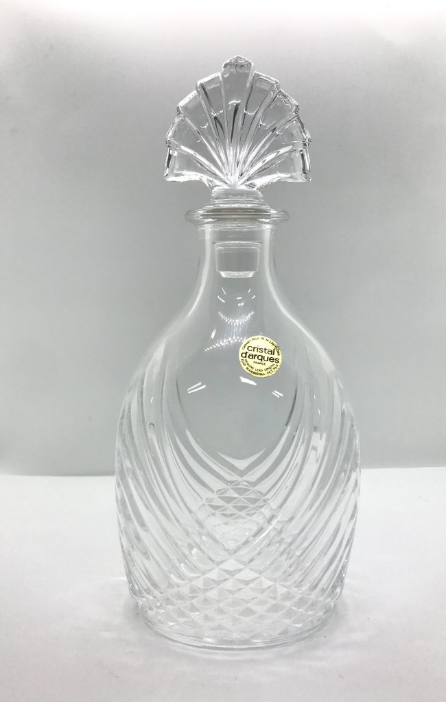 Crystal decanter from company Cristal d’arques, A-604